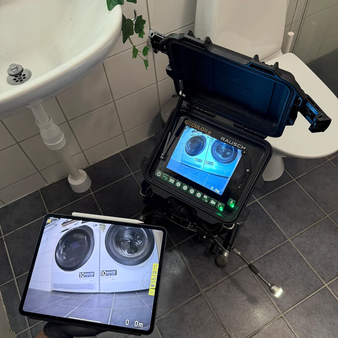 Kamerainspektion och filmning bild